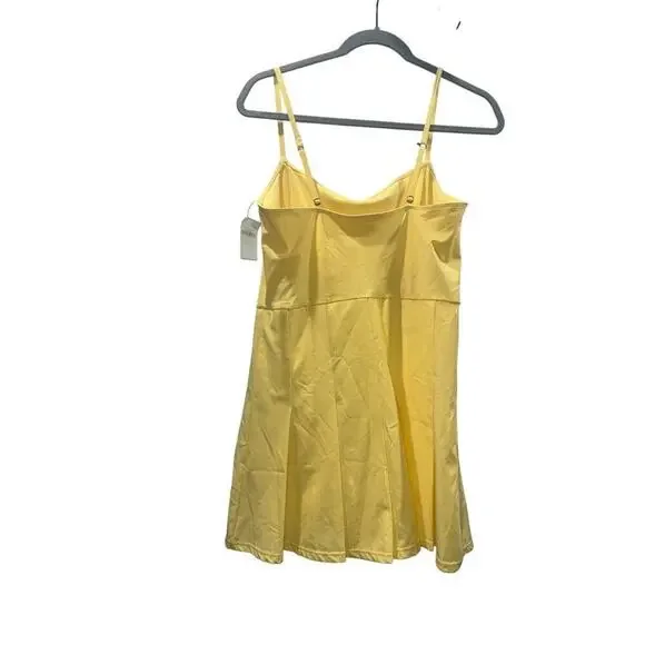 Abercrombie & Fitch Yellow Pleated Tennis Dress Size SP NWT - Picture 3 of 13